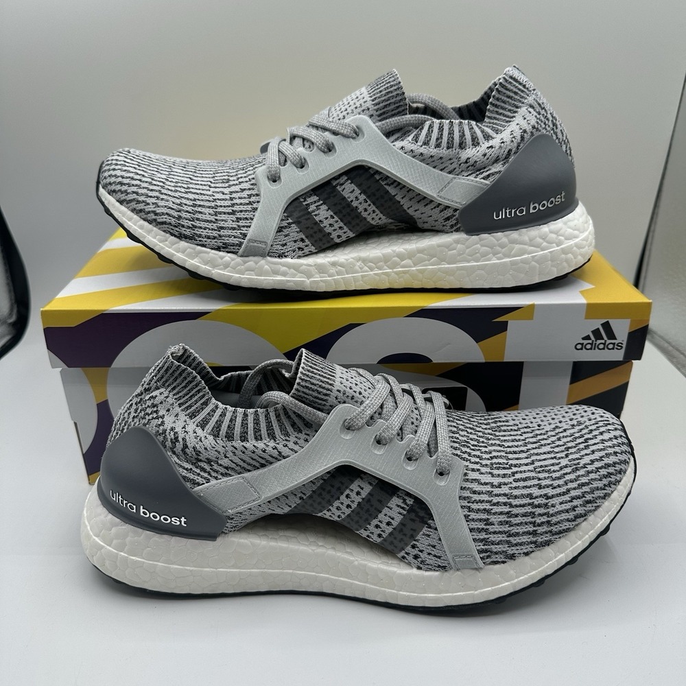 Adidas ULTRABOOST X Shoes Women's Size 8.5 Grey Silver Running Sneakers BB1695‎